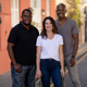Carry1st co-founders Tinotenda Mundangepfupfu, Lucy Hoffman, and Cordel Robbin-Coker standing together in a photo